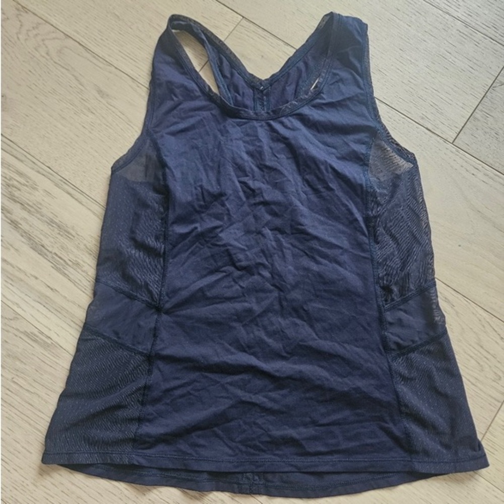 Women’s Navy Racerback Tank Top